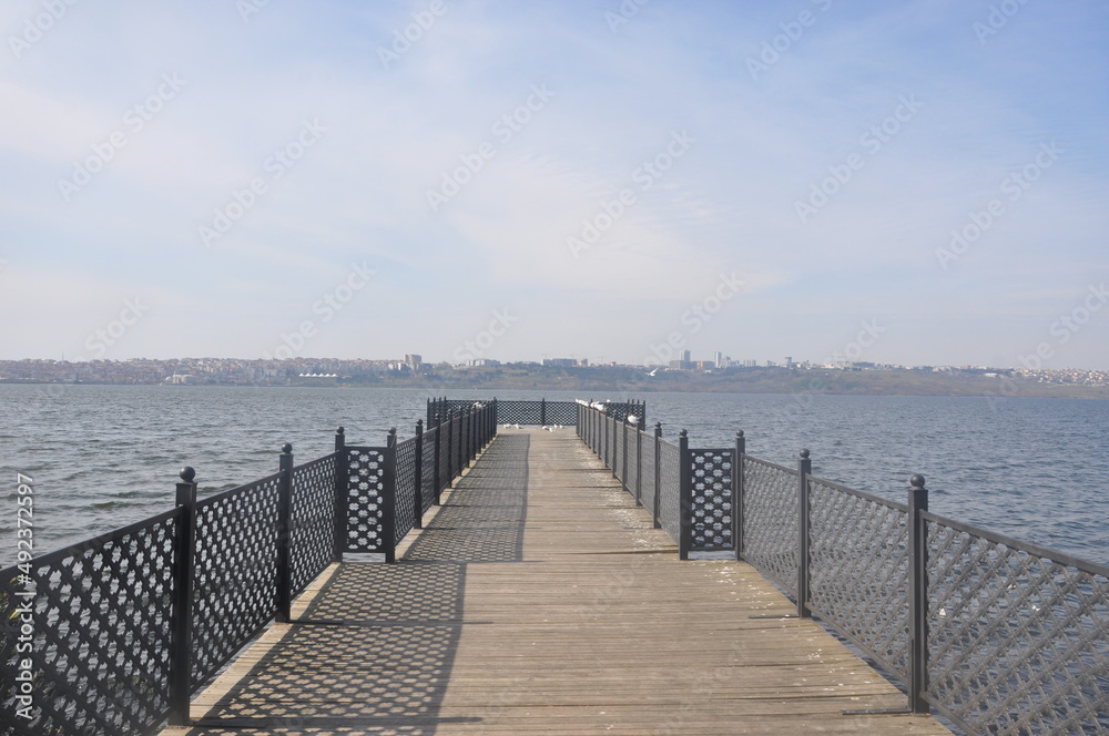 Obraz premium pier in the sea