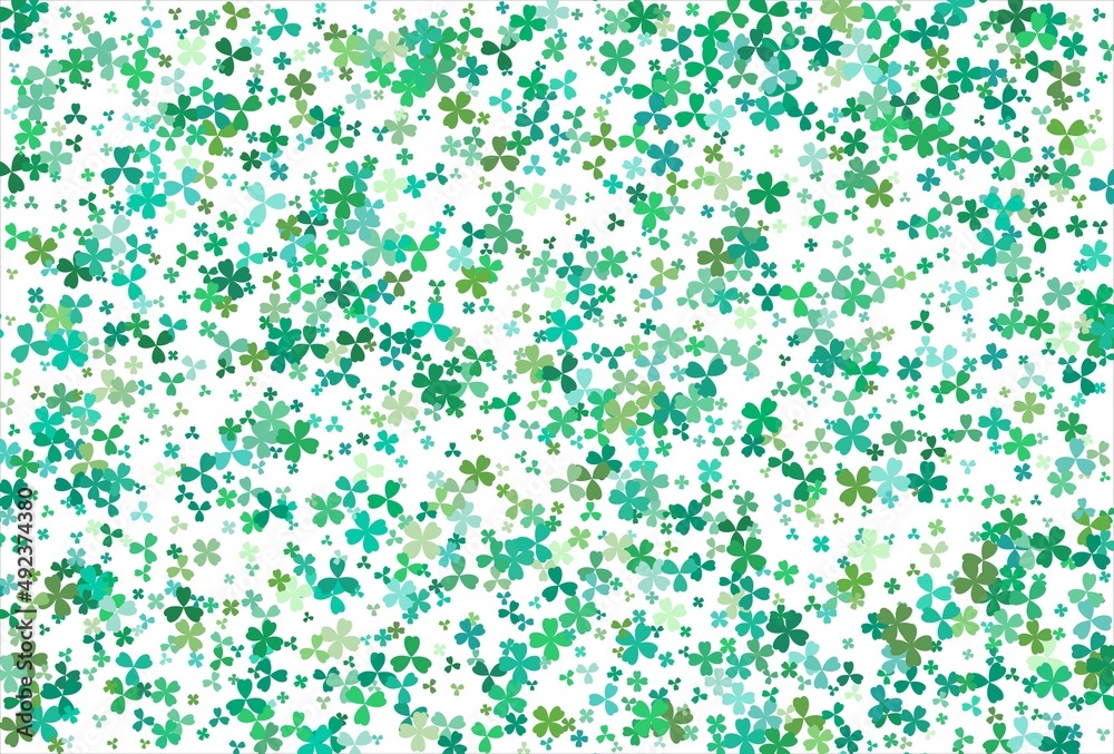 Clover background. Clover leaf, St. Patrick day background