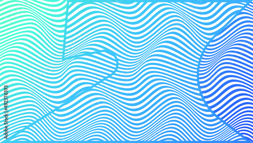 ABSTRACT COLORFUL GRADIENT WAVY LINE PATTERN BACKGROUND. COVER DESIGN 