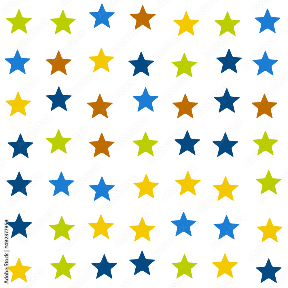 color star pattern symbol background