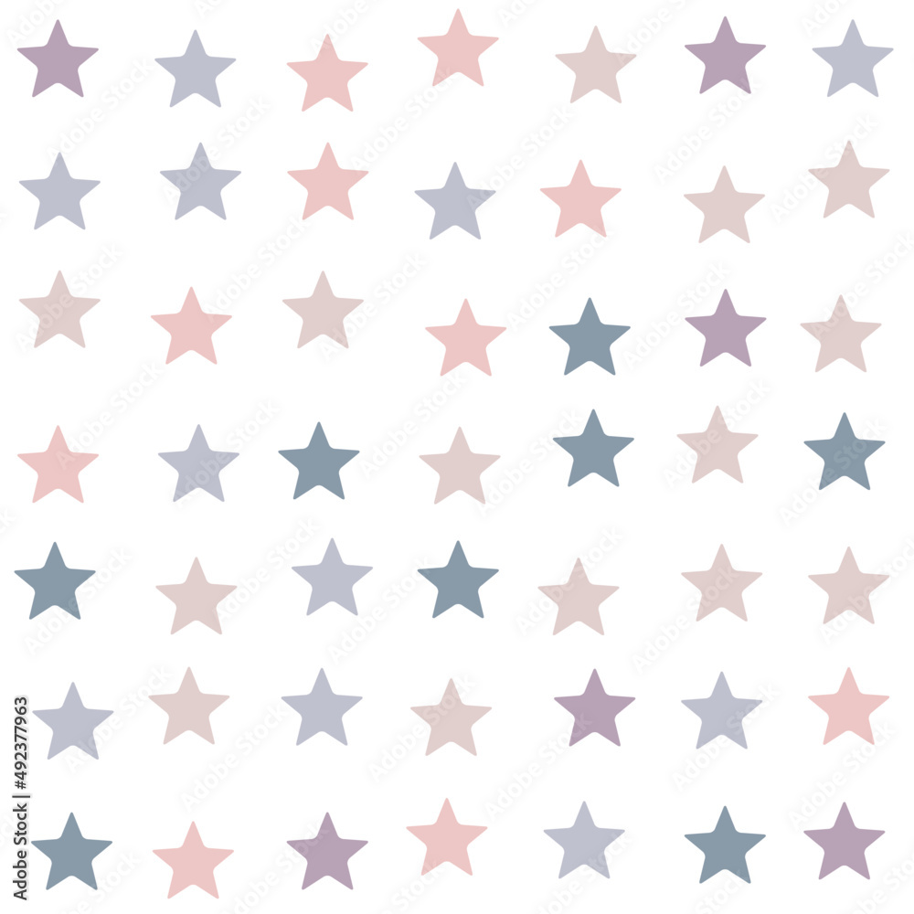 Obraz premium color star pattern symbol background
