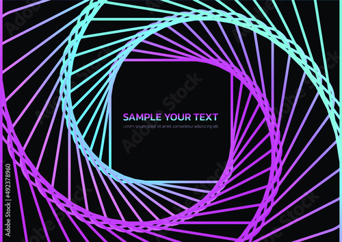 Abstract background, gradient colorful stripes, modern pattern.