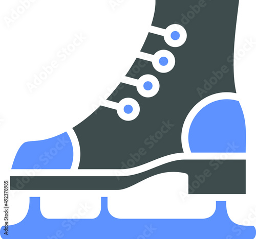 Ice Skate Icon Style