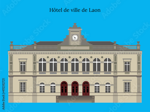 Hôtel de ville de Laon, France Laon Town Hall 