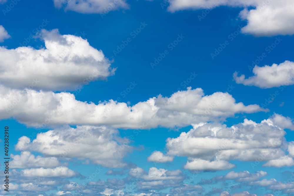 beautiful blue sky and white fluffy cloud horizon outdoor for background. beautiful blue sky and white fluffy cloud horizon outdoor for background.