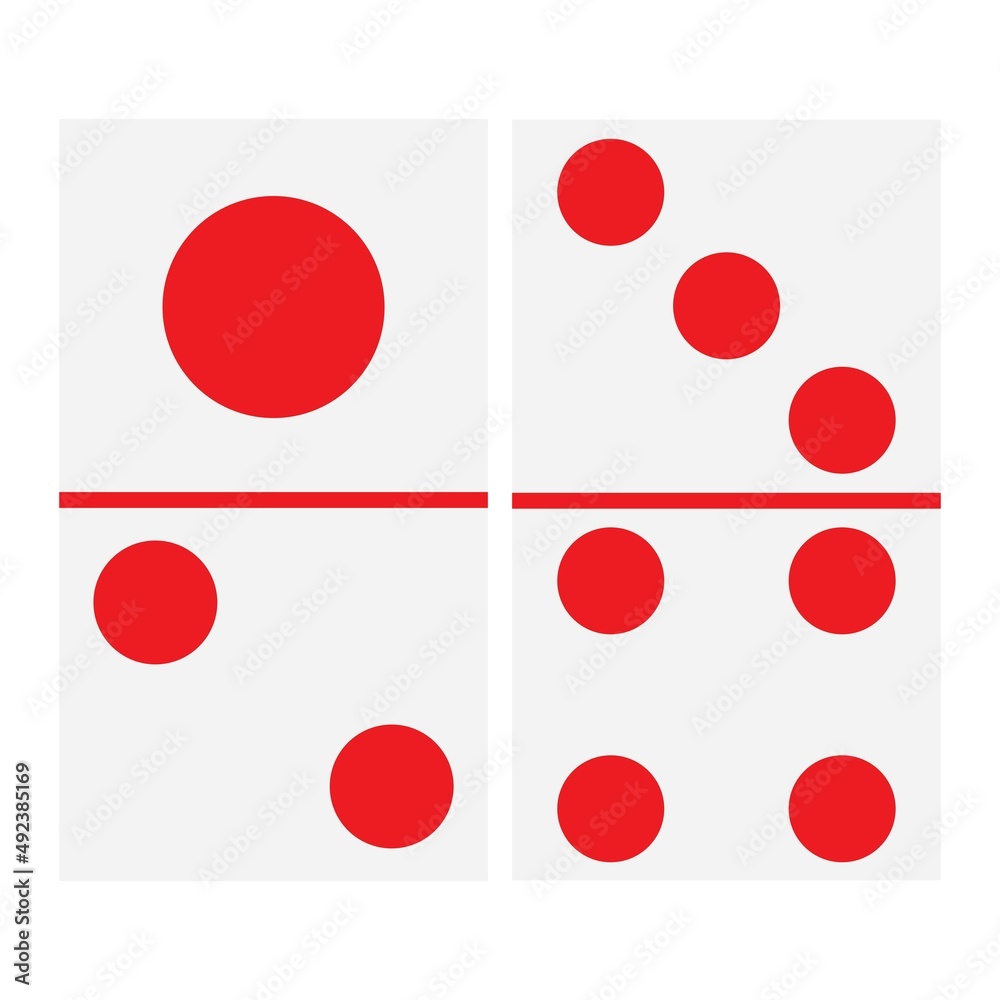 domino logo illustration symbol design vector domino logo illustration symbol design vector
