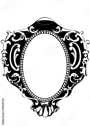 Frame for the image, file EPS.8 illustration.