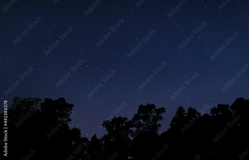 Stars in the sky over Raeford NC