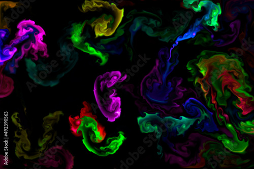 background with splashes