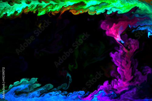 abstract colorful background with splashes