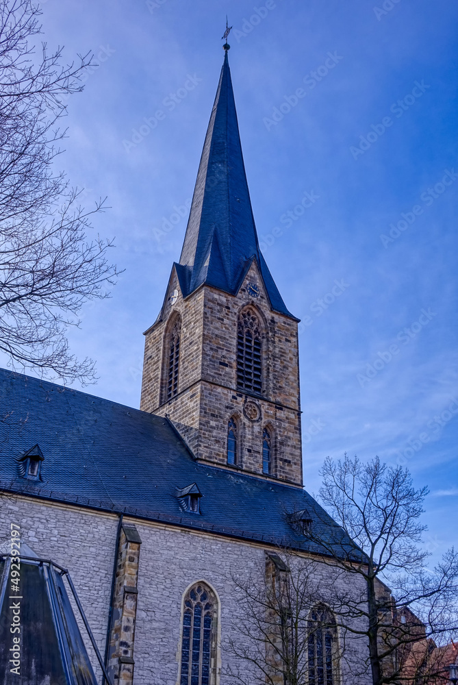 Historische Kirche in der Altstadt von Werne
