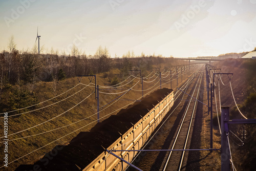railway bridge at night