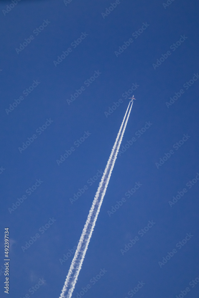 airplane in the sky airplane in the sky