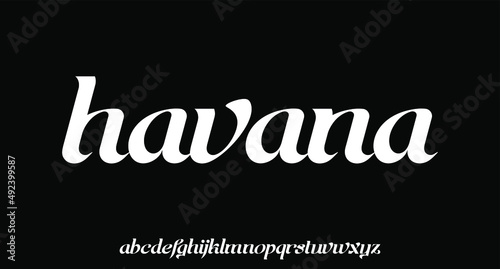luxury and elegant font glamour style	
