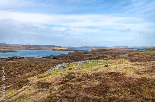 Loch Ceann Hulabhaig on the Isle of Lewis in the Outer Hebrides, Scotland