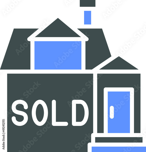 House Sold Icon Style