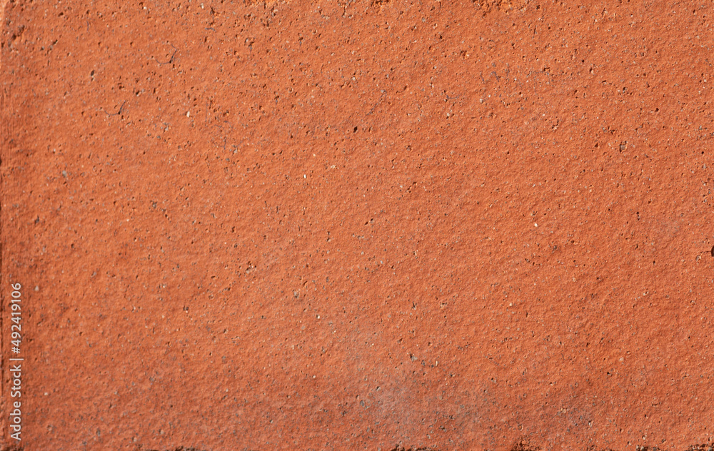 Red brick texture macro closeup, old detailed rough grunge texture. Red brick texture macro closeup, old detailed rough grunge texture.
