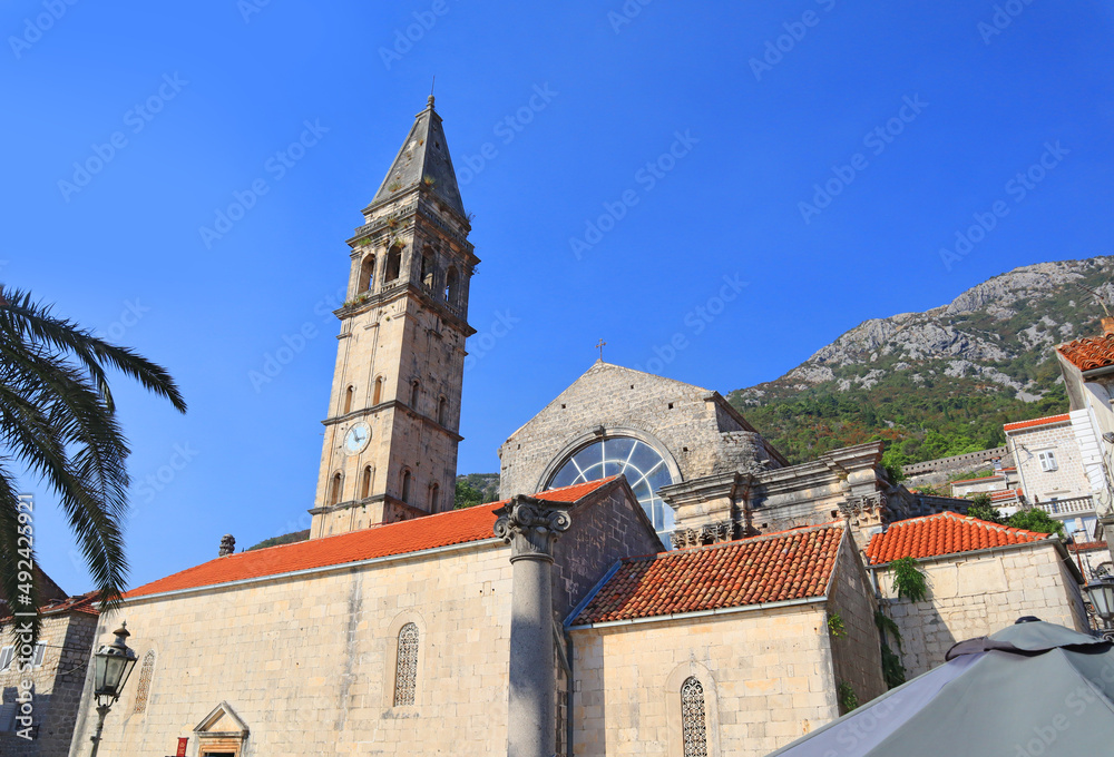 Catholic church of Saint Nicholas in Perast in Montenegro
