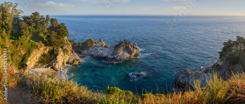 Golden hour at McWay Falls 