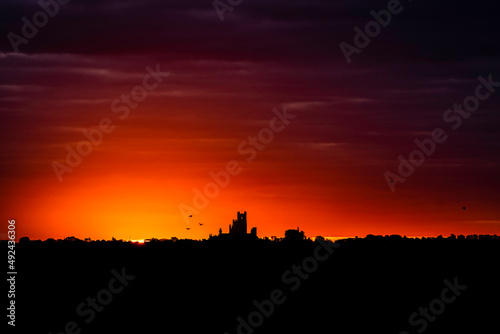 Dawn over Ely Cathedral  23rd October 2021