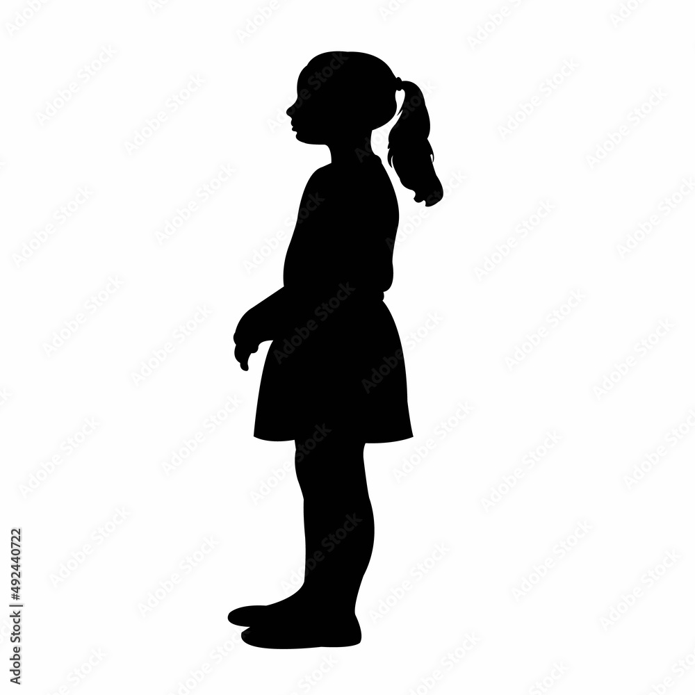a girl body silhouette vector a girl body silhouette vector