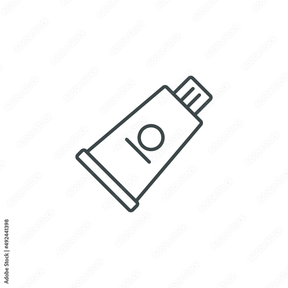 paint tube icons symbol vector elements for infographic web paint tube icons symbol vector elements for infographic web