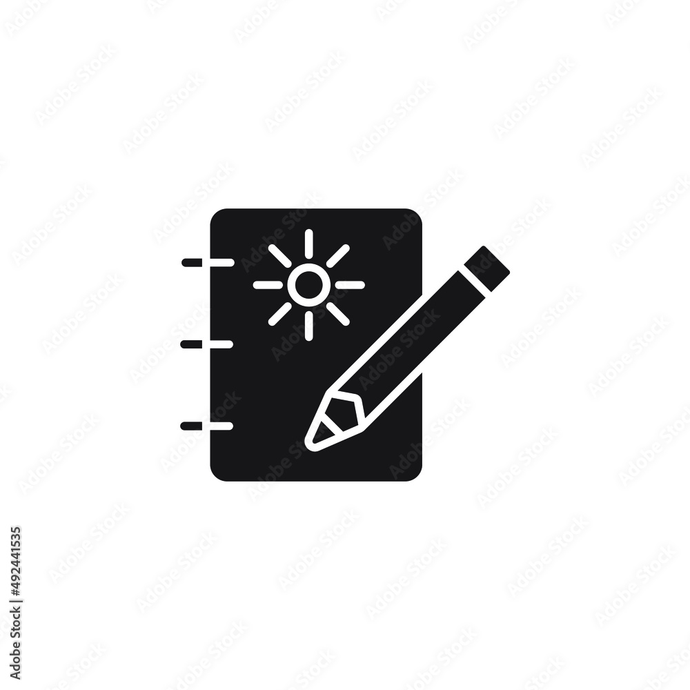 Sketchbook icons symbol vector elements for infographic web Sketchbook icons symbol vector elements for infographic web