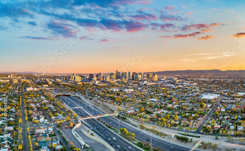 Phoenix, Arizona, USA Downtown Skyline Aerial photo