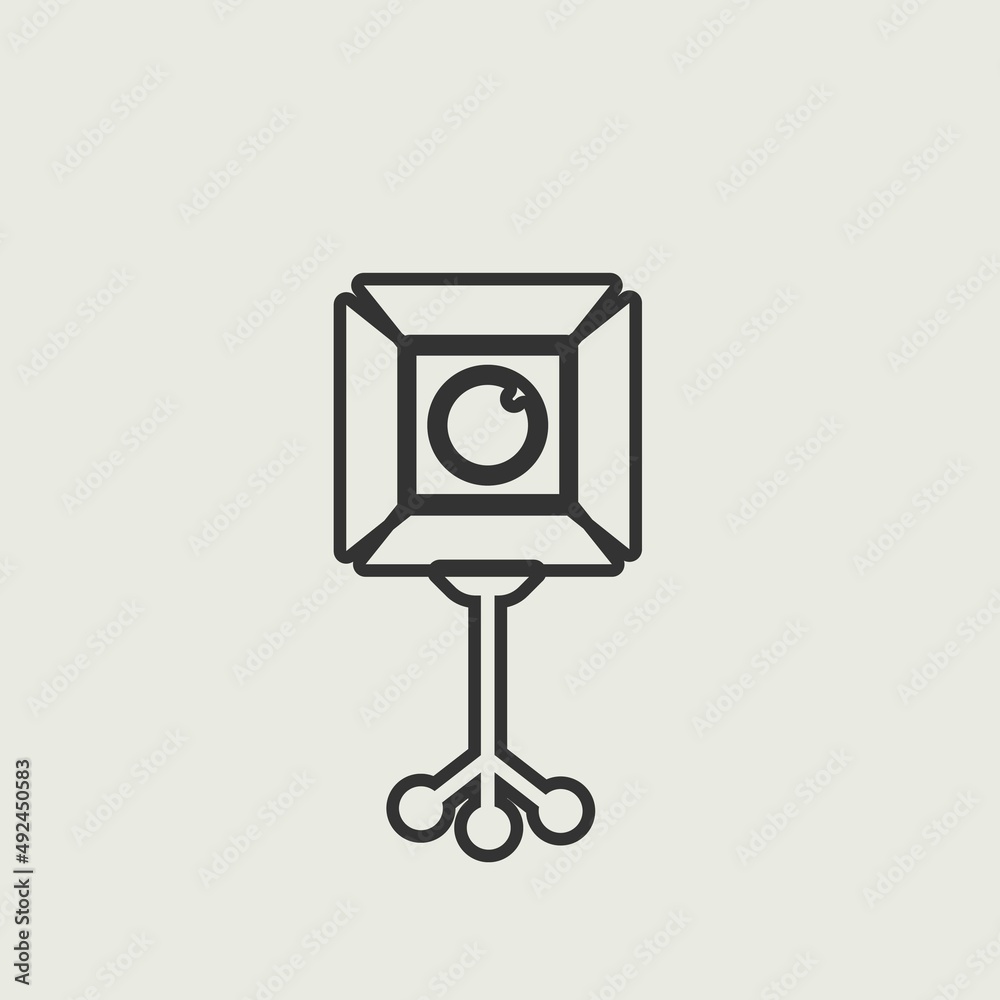 Photography_equipment vector icon illustration sign Photography_equipment vector icon illustration sign