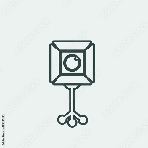 Photography_equipment  vector icon illustration sign © STUDIOXI