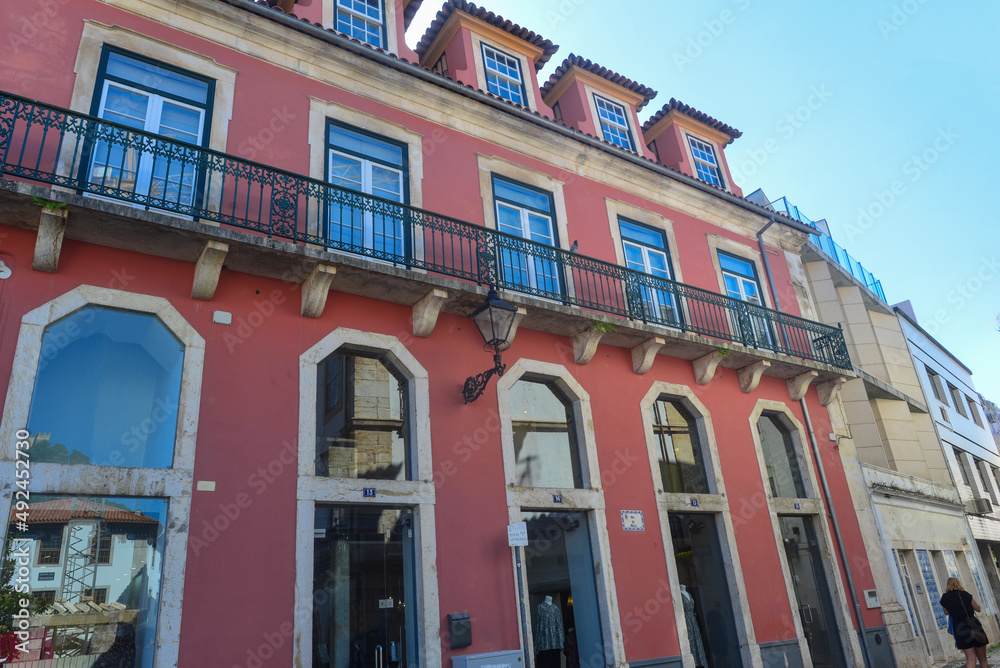Denkmalgeschützte Architektur in Leiria, Portugal