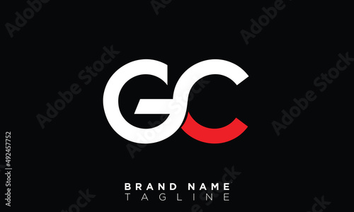 GC Alphabet letters Initials Monogram logo CG, G and C