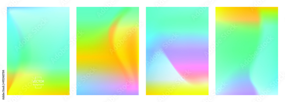 vector wallpaper banner. background color gradient abstract 10