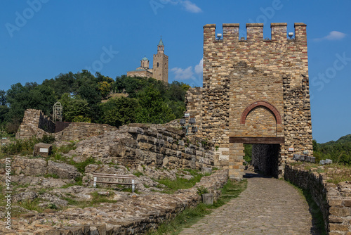 Gate of Tsarevets fortress in Veliko Tarnovo, Bulgaria photo