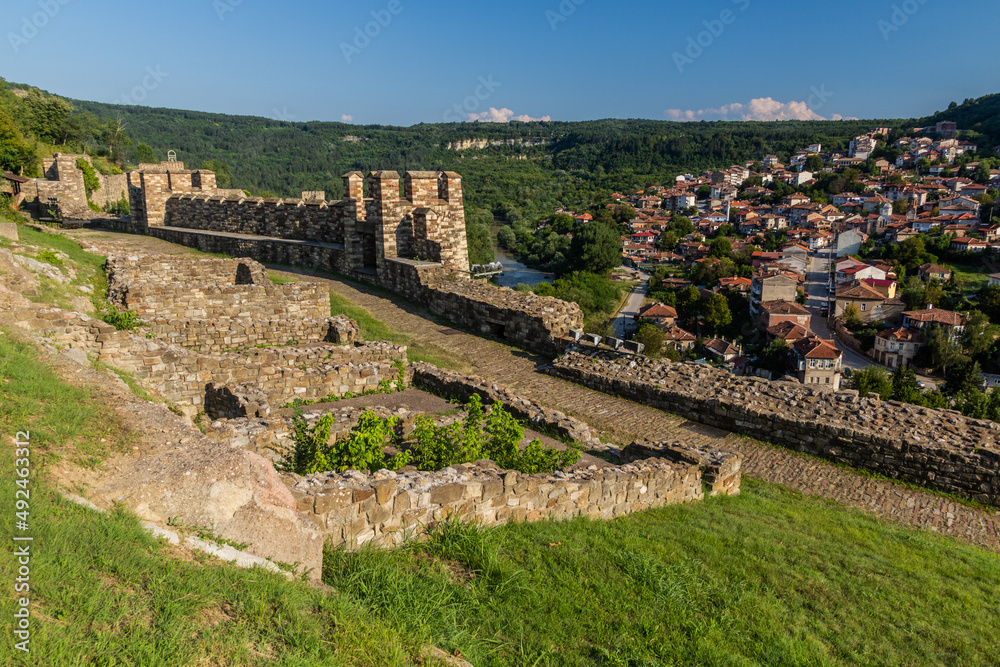 View of Veliko Tarnovo from Tsarevets fortress, Bulgaria