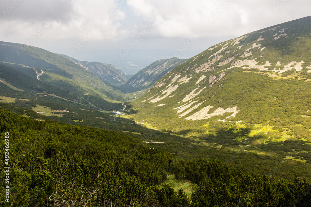 Valley under the highest peak of Bulgaria, Musala in Rila mountains