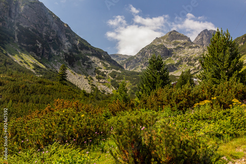 Landscape of Rila mountains, Bulgaria