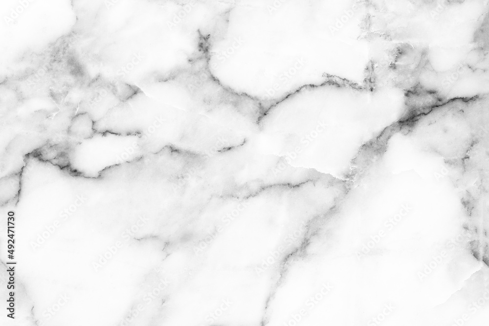 White marble texture background pattern with high resolution.