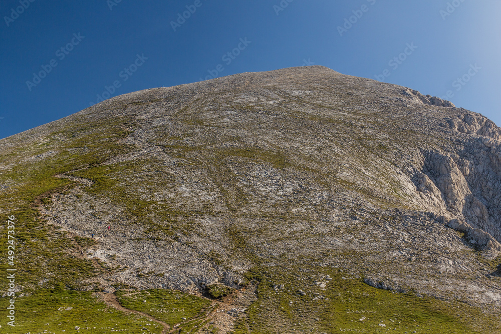 Vihren peak in Pirin mountains, Bulgaria Vihren peak in Pirin mountains, Bulgaria