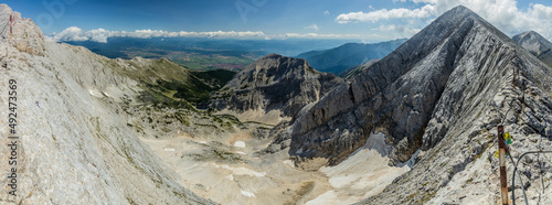 Panorama of Pirin mountains from Koncheto ridge, Bulgaria photo