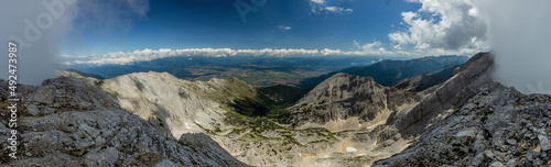 Panorama of Pirin mountains from Koncheto ridge, Bulgaria
