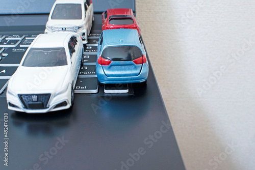 Wallpaper Mural keyboard and 4 cars Torontodigital.ca