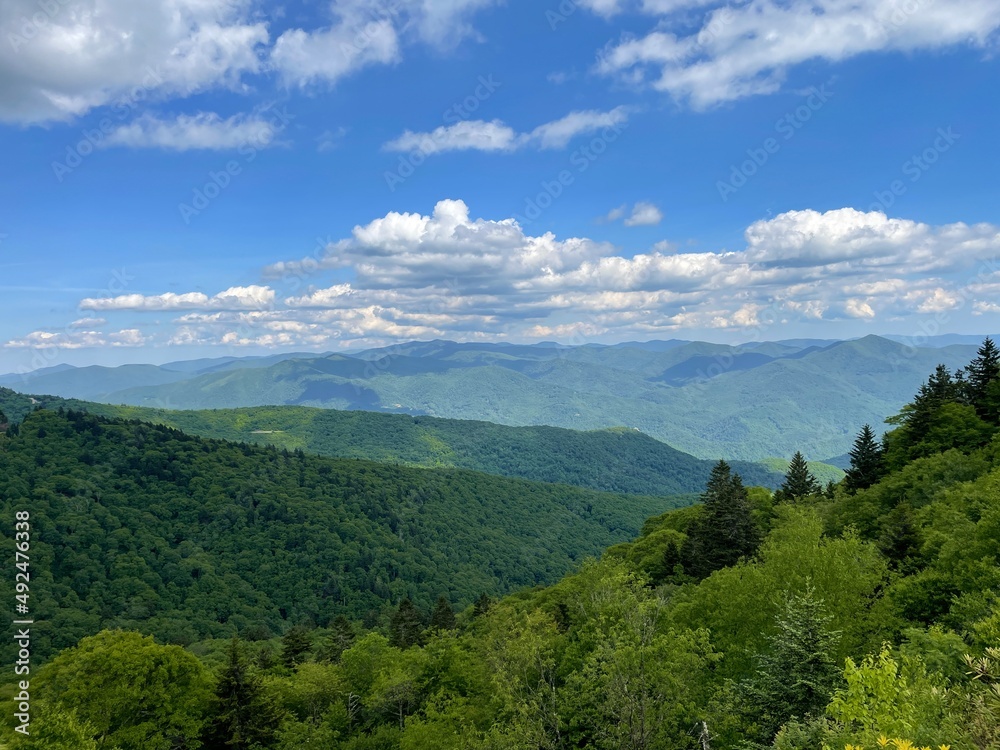 A mountain valley, Maggie Valley North Carolina