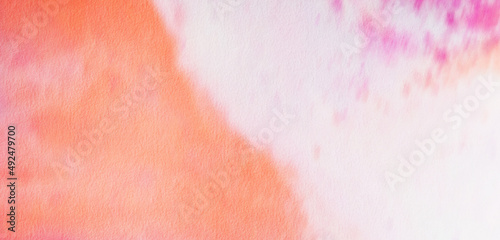 pink watercolor paper backg...