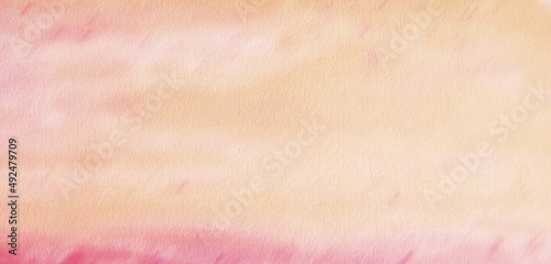 pink watercolor paper backg...