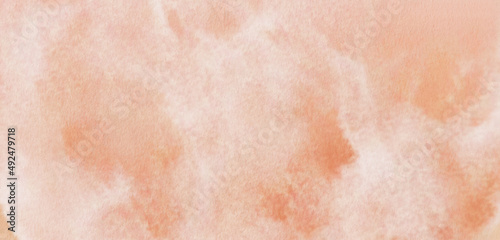 abstract orange watercolor ...