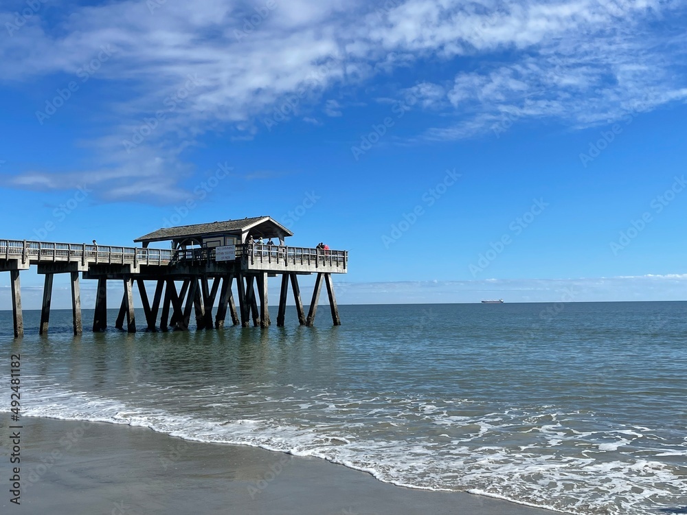 pier in the sea pier in the sea