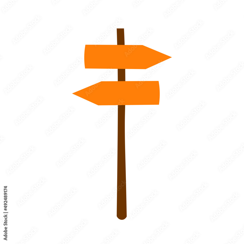 wooden sign on white background wooden sign on white background