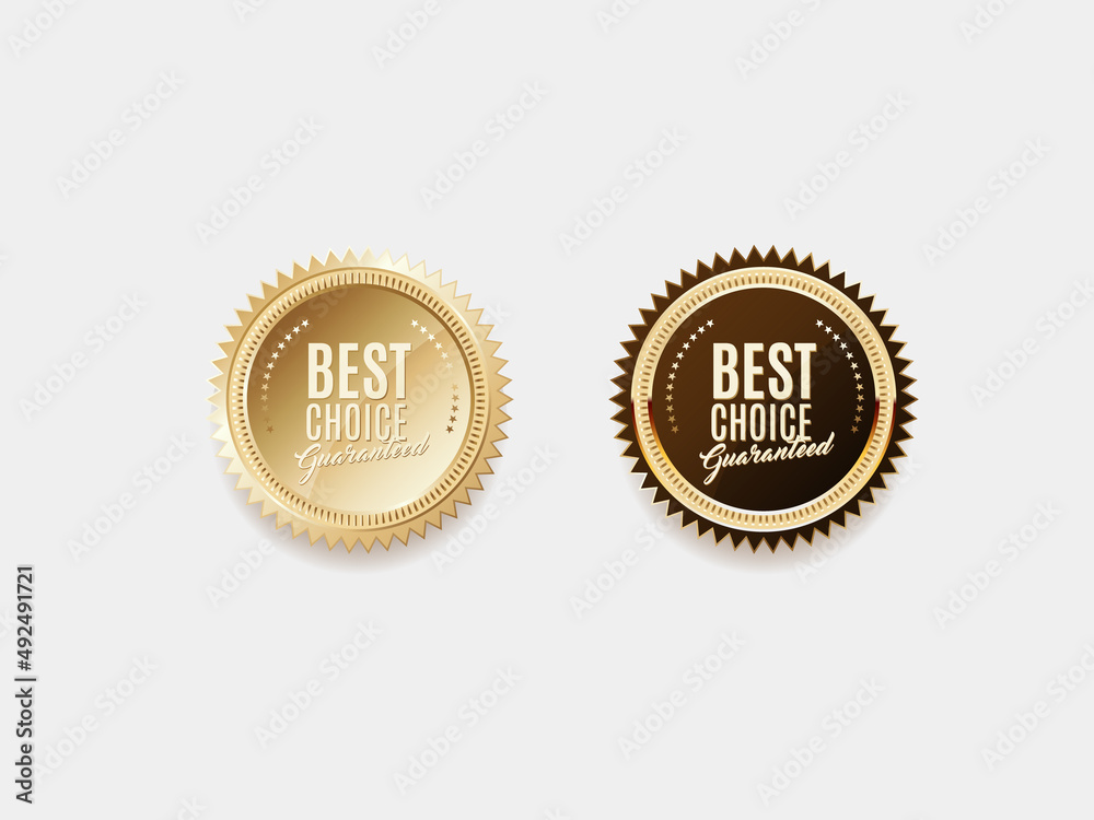 Luxury golden label and symbol Luxury golden label and symbol