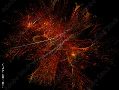 Imaginatory fractal abstract background Image